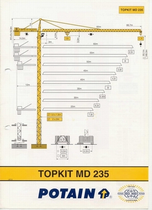 Potain Md235 Tower Crane