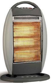 Halogen Heater With Halogen Tubes And Repeating Rolling Function