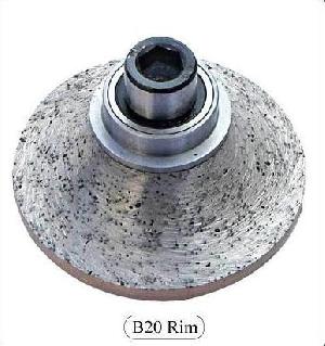 B20 Diamond Rim Router Bits For Granite, Marble, Etc.