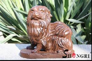 Cast Iron Lion Statue