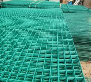 Green Coated Welded Wire Mesh Panel