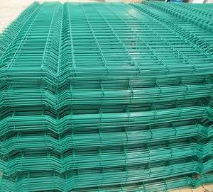 Green Pvc Coated Panel Fence