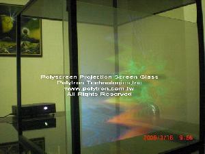 polyscreen transparent projector film