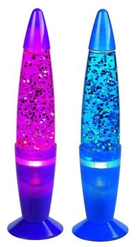 glitter lamp