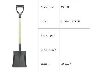 Steel Shovel With Wood Handle