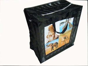 afric animal handled pp shopping bag