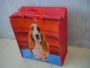 Long Ear Dog Colored Pp Woven Shopping Bag