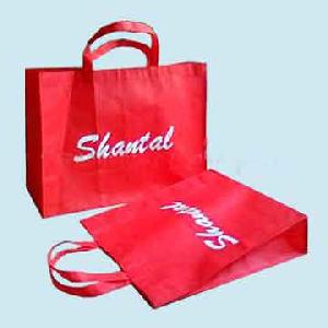 Red Non-woven Promotion Bag With Handle