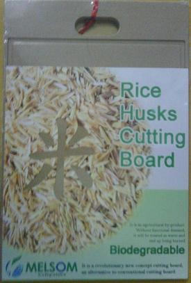 organic fiber rice husk cutting board