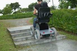 wheelchair climb stairs