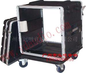 19 Inch 10u Abs Flight Case With Castors