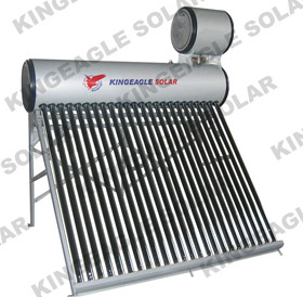 evacuated solar water heater station