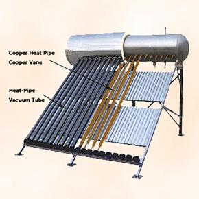 Pressurized Compact Solar Water Heater, Vacuum Tube, Solar Thermal Panel