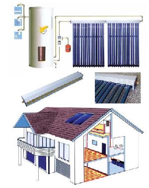 solar collector system heat pipe vacuum tube