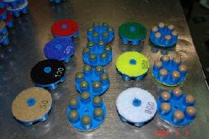 Diamond Concrete Polishing Pads Dry Six Dots Resin-bonded