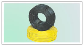 Rebar Tie Wire, Yellow, Green, Blue Plastic / Pvc Coated Wire For Sale