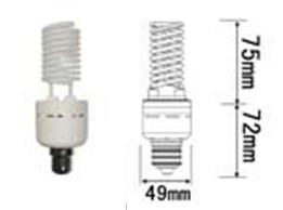 120vac B22 Bayonet 15 Watt 2700k Dimmable Ccfl, Warm White