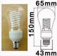 8watt Brightness Adjustable, Dimmable , Cold Cathode Fluorescent Lamp, Warm White, Screw In Base