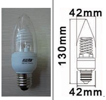 Base El Tipo De Velas 8watt 2700k Regulable