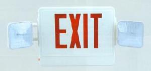 Exit Sign Emergency Light