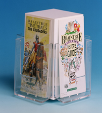 Acrylic Spinning Brochure Holder