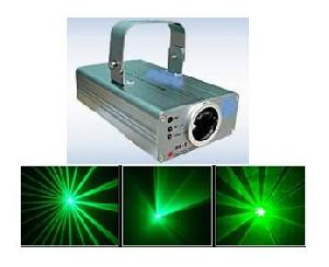 green laser light disco