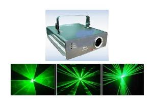 Single Green Laser Light