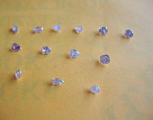 Natural Blue Pink Color Diamonds