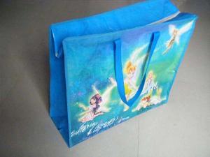 Angell Blue Pp Folded Shopping Bag