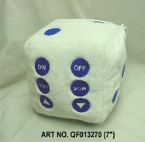 plush electronic toys qf013270 dice scan radio