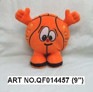 Plush Electronic Toys Qf014457 Plush Basketball Scan Radio