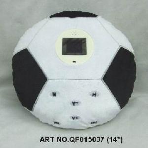 plush electronic toys qf015037 football mp4 photo viewer