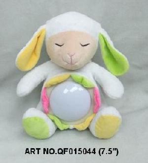 plush electronic toys qf015044 sheep night lamp