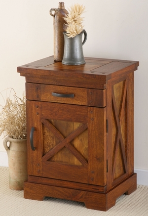 wooden bedside cabinet exporter wholesaler indian furniture