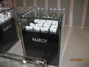 diamond jewellery display cabinet showcase