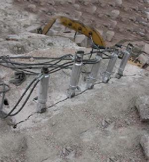 rock stone splitting hydraulic splitters