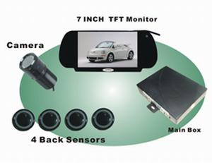 7 tft monitor video display car parking sensor system wireless camera srd 078b4