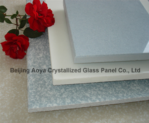 crystallized glass panel crystal stone