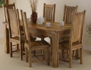 mango wood dining room furniture exporter table chair