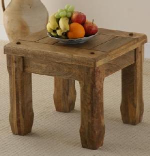 Mango Wood Side Table, Handicrafts, Gifts, Decorative Items Manufacturer And Exporter