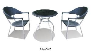 Garden Furniture Resin Wicker Bistro Set Of 3