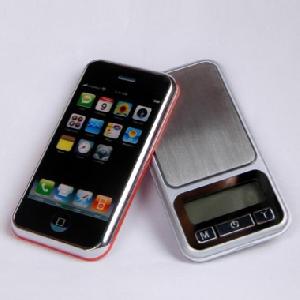 Phone-shaped Electronic Pocket Scale 100g / 200g / 500g