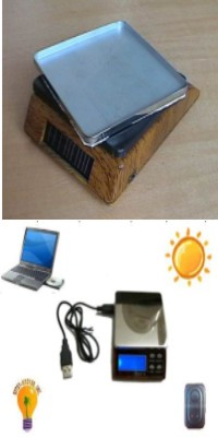 solar power electronic platform scale 2000g 1000g 200g 100g