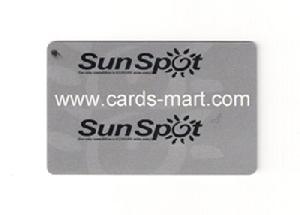 print level metallic plastic cards