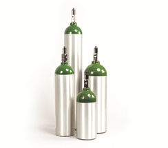 Aluminum Oxygen Cylinders D Size