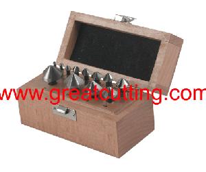 12 countersinks wood box