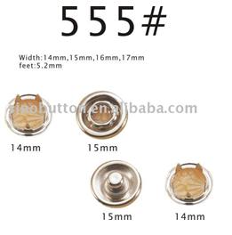 555#prong Snap Button