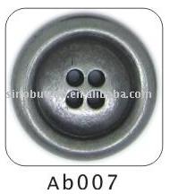 Ab007four Holes Alloy Button