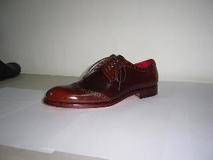 hand goodyear welted leather shoes