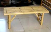 Bamboo Bench Natural Yellowish / Caramel Color